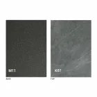 Metallbord och keramisk topp tillverkad i Italien Design - Anaconda Viadurini