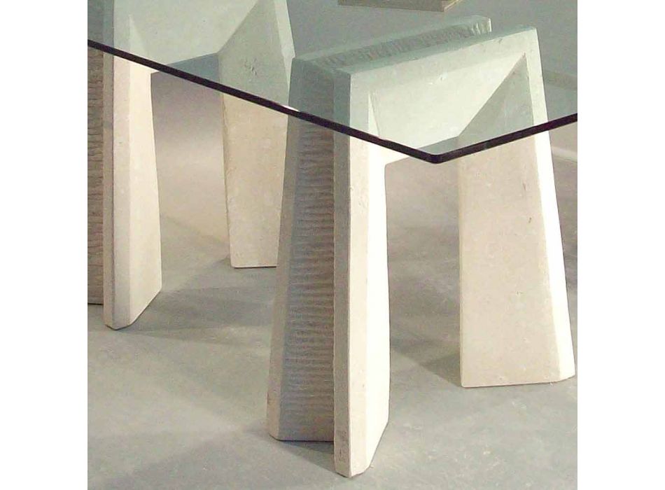 sten matbord och modern design crystal Arianna Viadurini