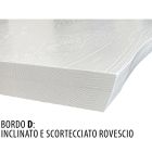 Matbord i massiv ek och kristallunderrede Tillverkat i Italien - Iker Viadurini