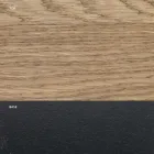 Matbord i Masellato pläterad ek och metall Tillverkat i Italien - Riad Viadurini