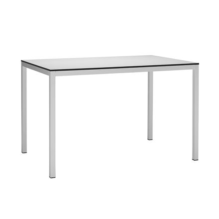 Matbord i kompakt skiktat och stål tillverkat i Italien - Rondo Viadurini