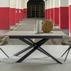 Modernt utdragbart matbord, laminatgolv - Marliana Viadurini