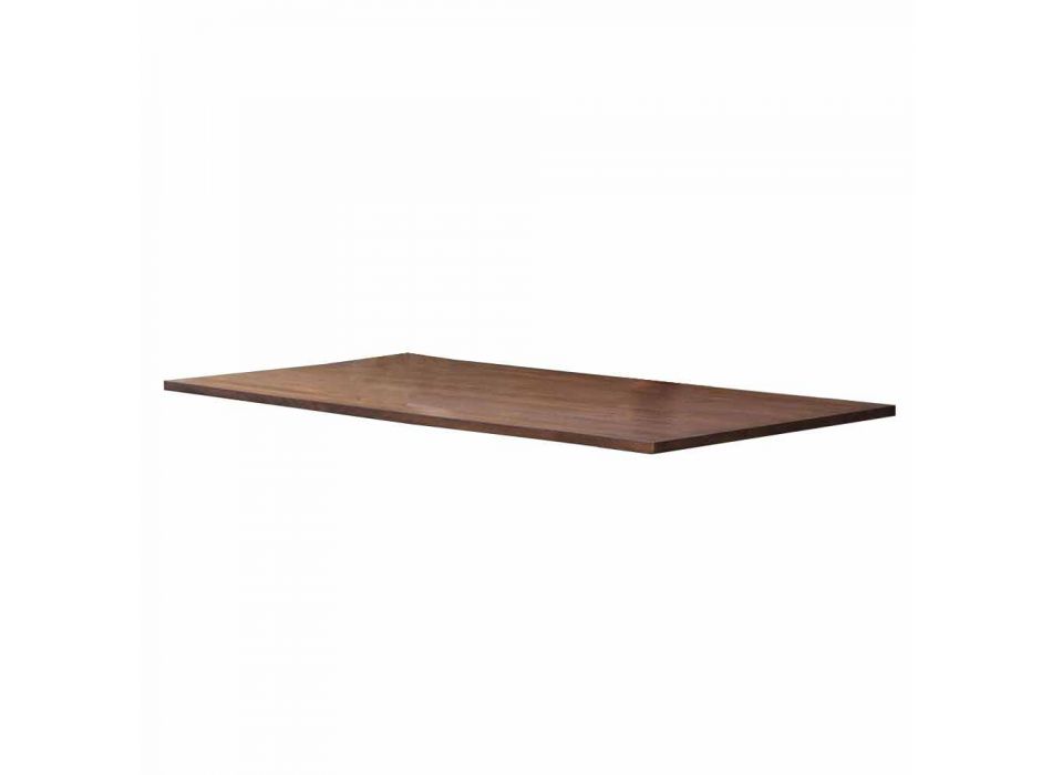 Modernt matbord med träplatta och bas tillverkad i Italien - Motta Viadurini