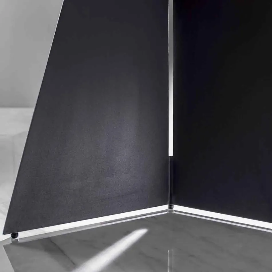 Modernt matbord med porslinstentopp - Meduno Viadurini