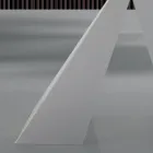 Modernt matbord i glas och vitt stål Tillverkat i Italien - Dalmatisk Viadurini