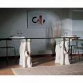 av sten matbord och modern design crystal Daiana