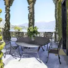 Uteservering i vitt eller antracitlackerat aluminium - snabbt Viadurini