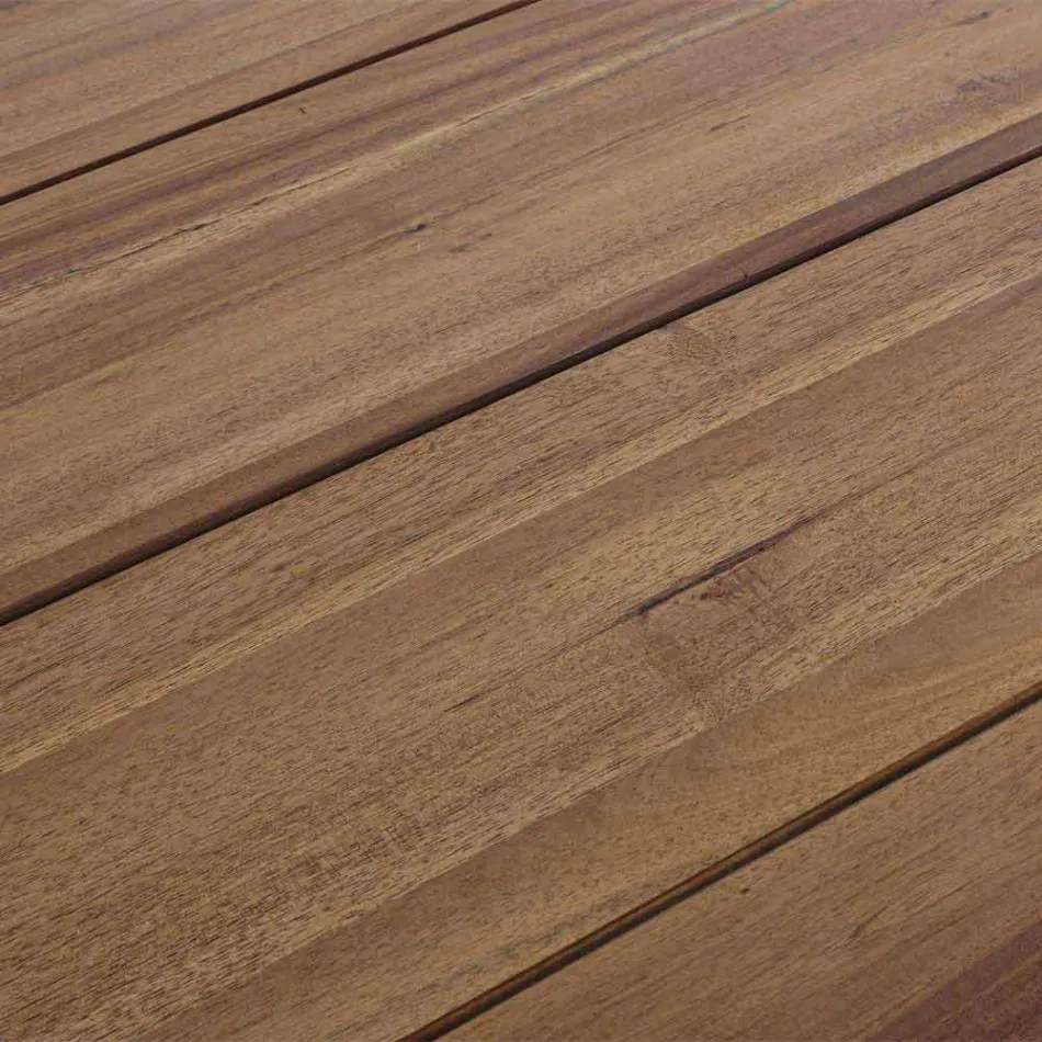 Uteservering i Acacia Wood Oil Finish - Leonard Viadurini