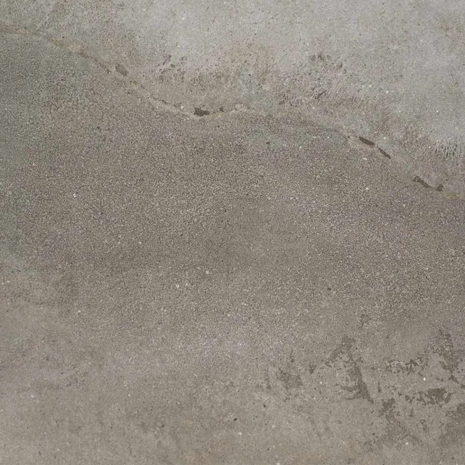 Trädgårdsmatbord i Iroko trä och stengods tillverkat i Italien - Bresson Viadurini