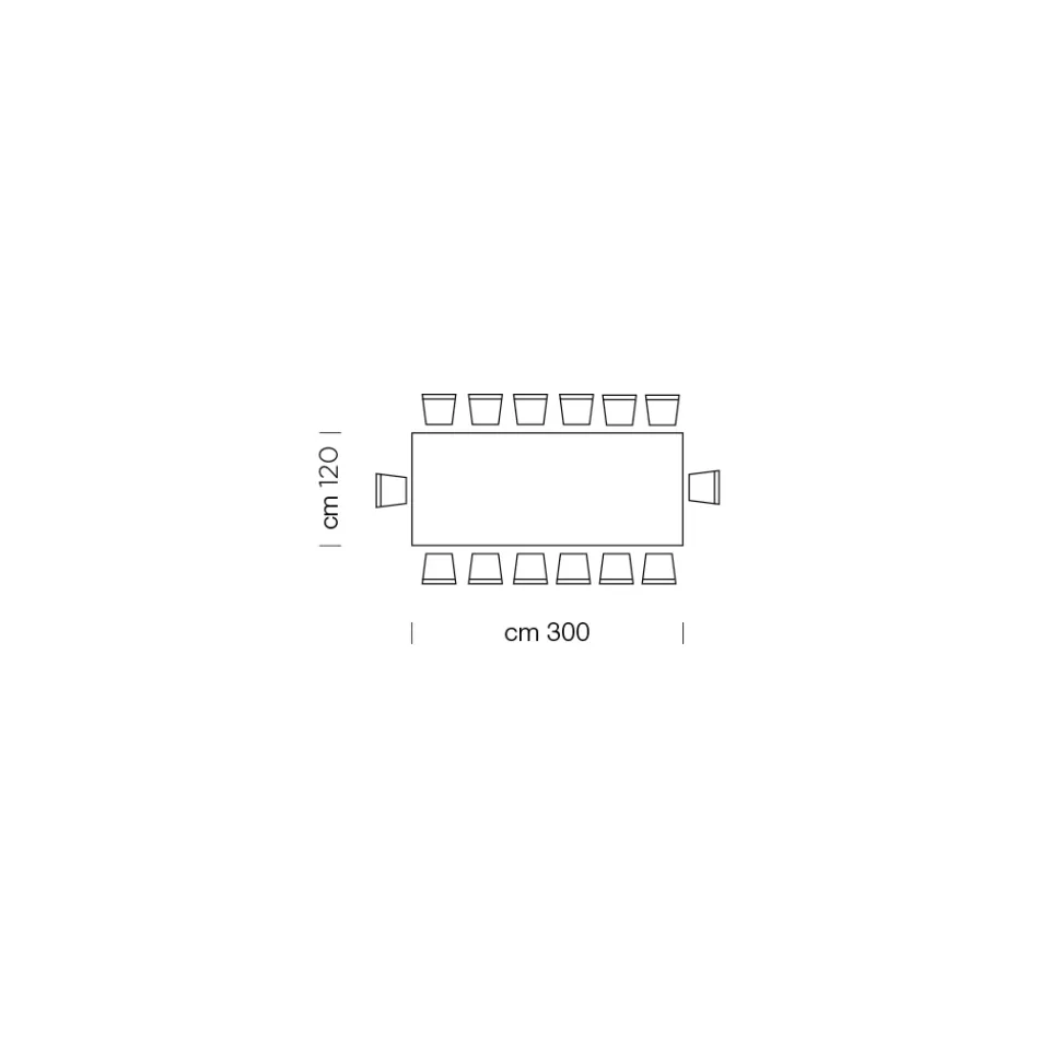 Matbordsskiva i Laminam och underrede i stål Tillverkad i Italien - Ezzellino Viadurini