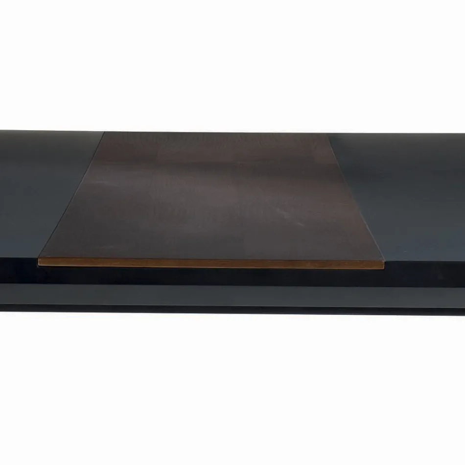 Matbordsskiva i Mdf med övre insats Tillverkad i Italien - Abisso Viadurini