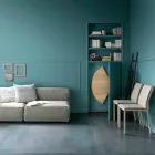 Modernt fällbart matbord i trä och metall Tillverkad i Italien - Menelao Viadurini