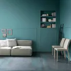 Modernt fällbart matbord i trä och metall Tillverkad i Italien - Menelao Viadurini