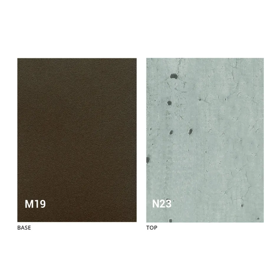 Modernt fällbart matbord i trä och metall Tillverkad i Italien - Menelao Viadurini