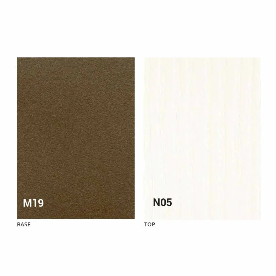 Modernt fällbart matbord i trä och metall Tillverkad i Italien - Menelao Viadurini