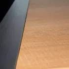 Rektangulärt matbord i ek och rostfria bedrägerier Viadurini