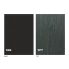 Runt utdragbart matbord med träplatta Tillverkad i Italien - Crodino Viadurini