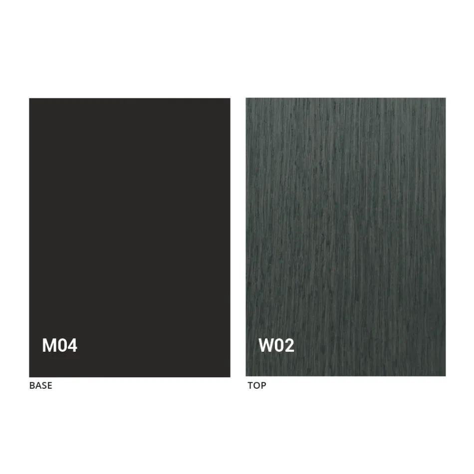 Runt utdragbart matbord med träplatta Tillverkad i Italien - Crodino Viadurini