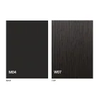 Runt utdragbart matbord med träplatta Tillverkad i Italien - Crodino Viadurini