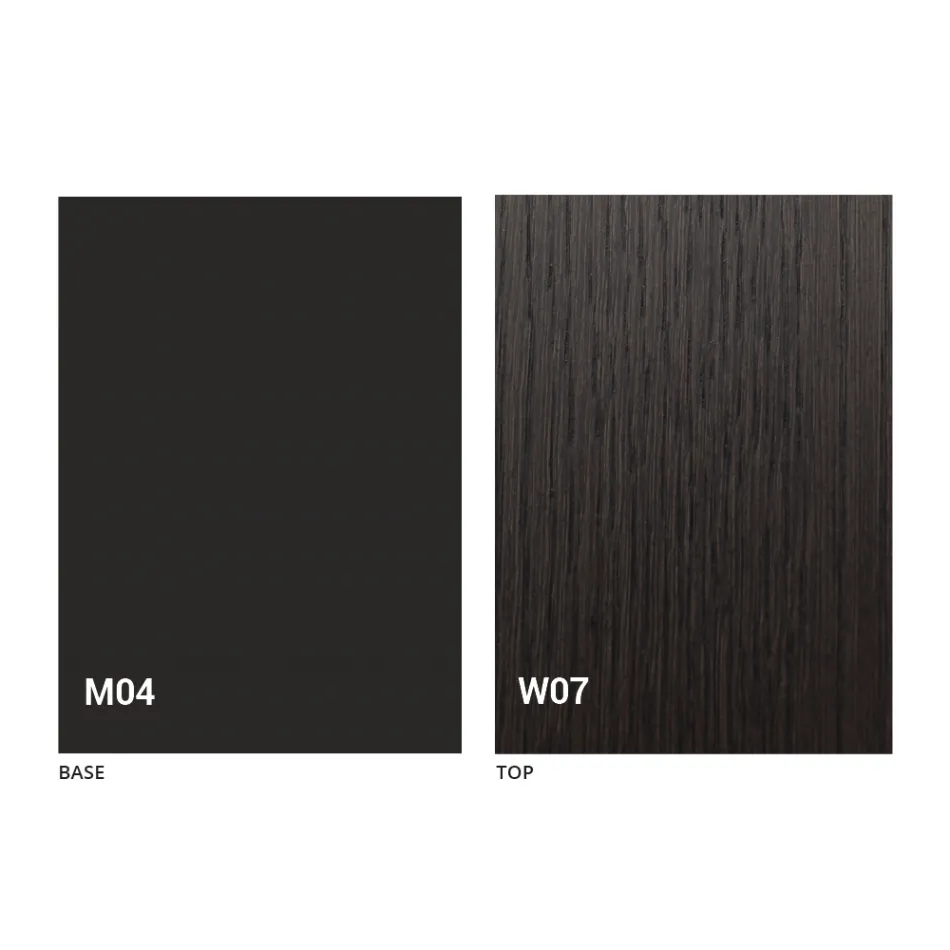 Runt utdragbart matbord med träplatta Tillverkad i Italien - Crodino Viadurini