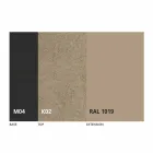 Runt utdragbart matbord i laminamkeramik Tillverkad i Italien - Lupetto Viadurini