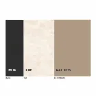 Runt utdragbart matbord i laminamkeramik Tillverkad i Italien - Lupetto Viadurini