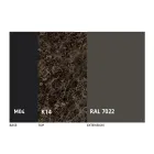 Runt utdragbart matbord i laminamkeramik Tillverkad i Italien - Lupetto Viadurini