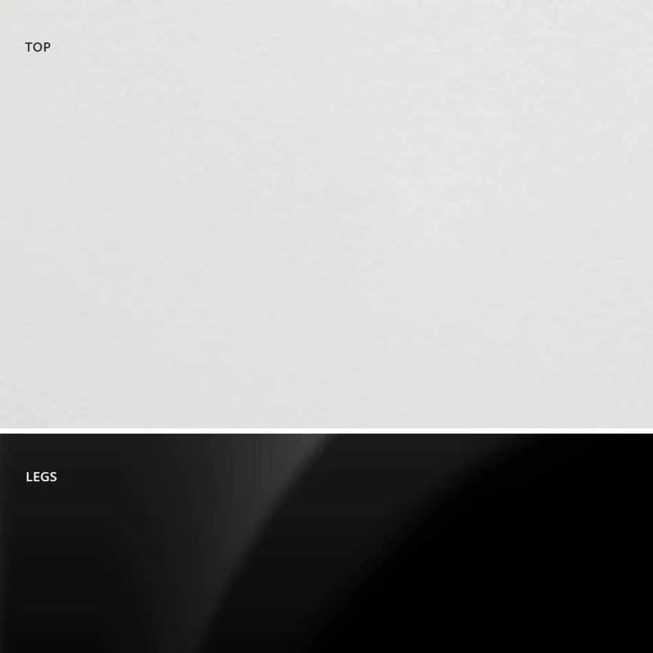 Runt matbord med laminatskiva tillverkat i Italien – dollar Viadurini