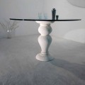 runda matbord i sten och kristall Oedipus, klassisk design