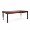 Matbord i klassisk stil i massivt akaciaträ Homemotion - Pitta