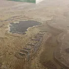 Matbord i industriell stil med topp i Mdf och Glass Homemotion - Brasil Viadurini