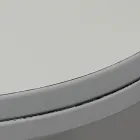 Klassiska runda matbord i massivt trä Oliva Viadurini