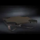 designer vardagsrum bord i mörk ek Drummond Viadurini