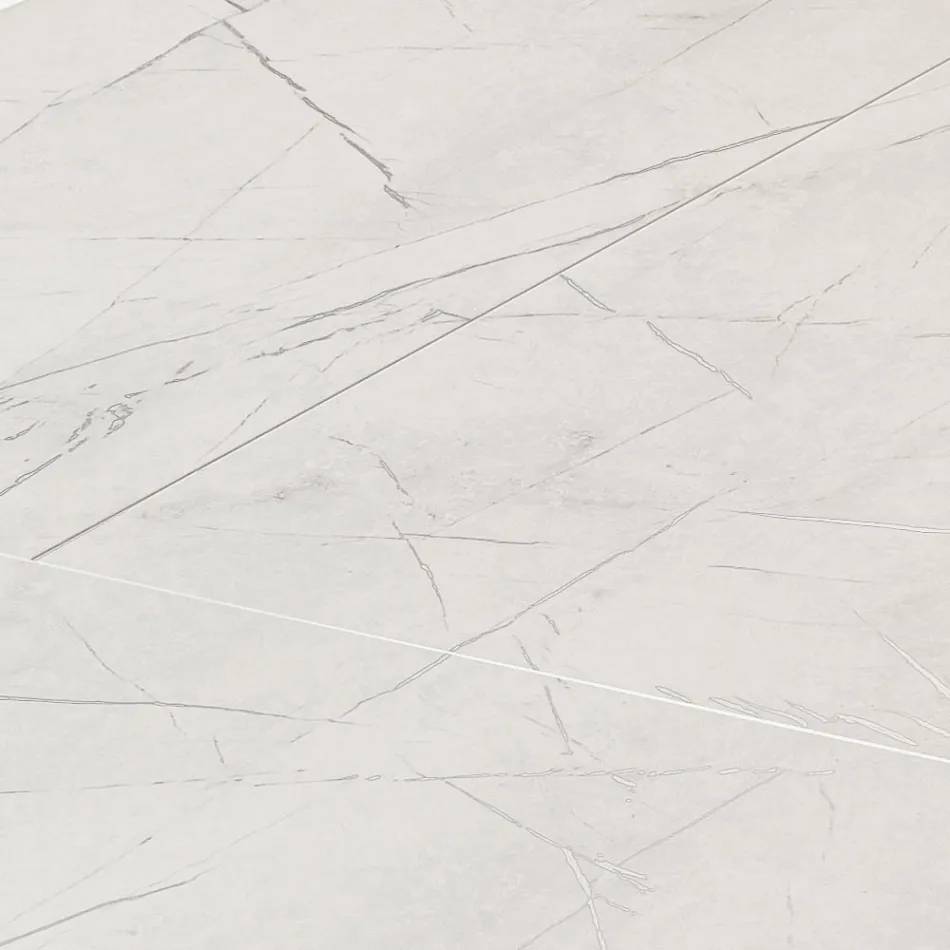 Utdragbart vardagsrumsbord 260 eller 300 cm i metall och HPL - Borgo Viadurini