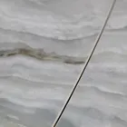 Utdragbart vardagsrumsbord med fatformad skiva i keramik Made in Italy - Glasögon Viadurini