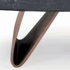 Fast vardagsrumsbord med träunderrede Tillverkat i Italien - Equatore Viadurini