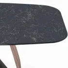 Fast vardagsrumsbord med träfot Tillverkat i Italien - Equatore Viadurini