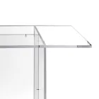 Selenia minimalistiskt designbord i transparent plexiglas tillverkat i Italien Viadurini