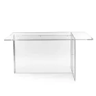 Selenia transparent plexiglasbord med minimalistisk design Tillverkat i Italien Viadurini