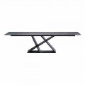 Lyxigt utdragbart bord upp till 294 cm med stengods Top tillverkat i Italien - Cirio