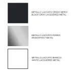 Utdragbart designbord Upp till 294 cm i trä och metall Tillverkad i Italien - Nuzzo Viadurini