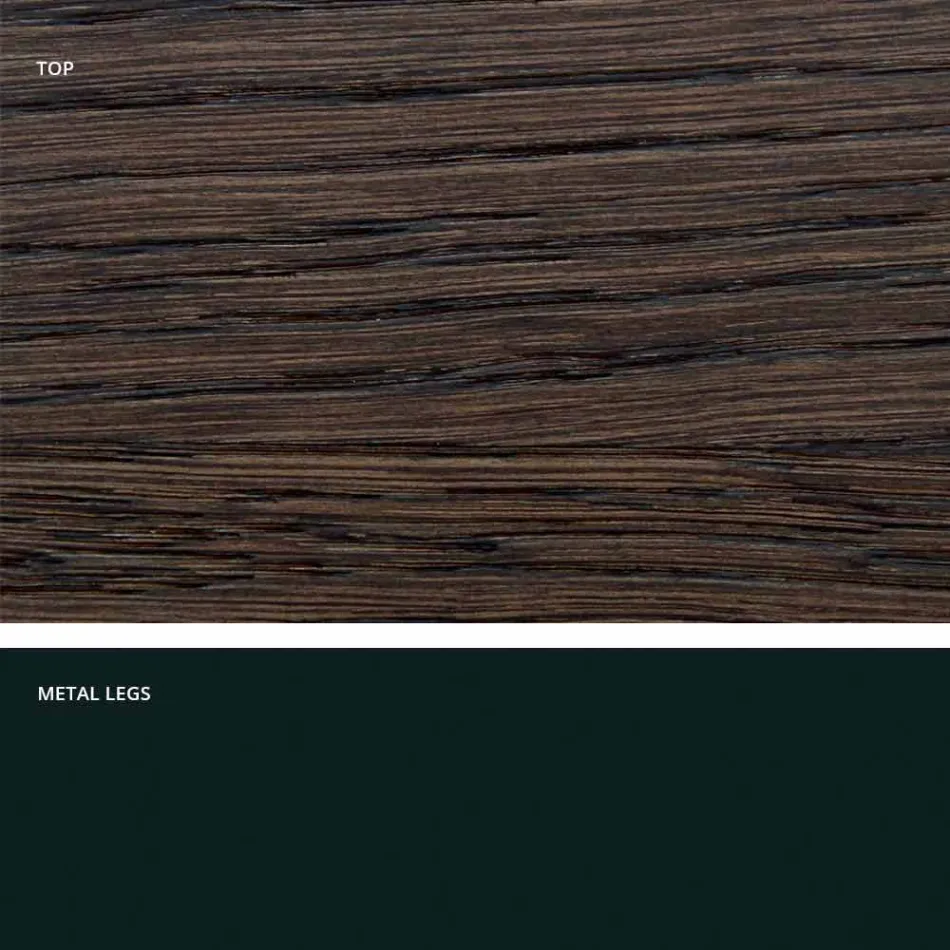 Designbord i massivt trä producerat i Italien, Wilmer Viadurini