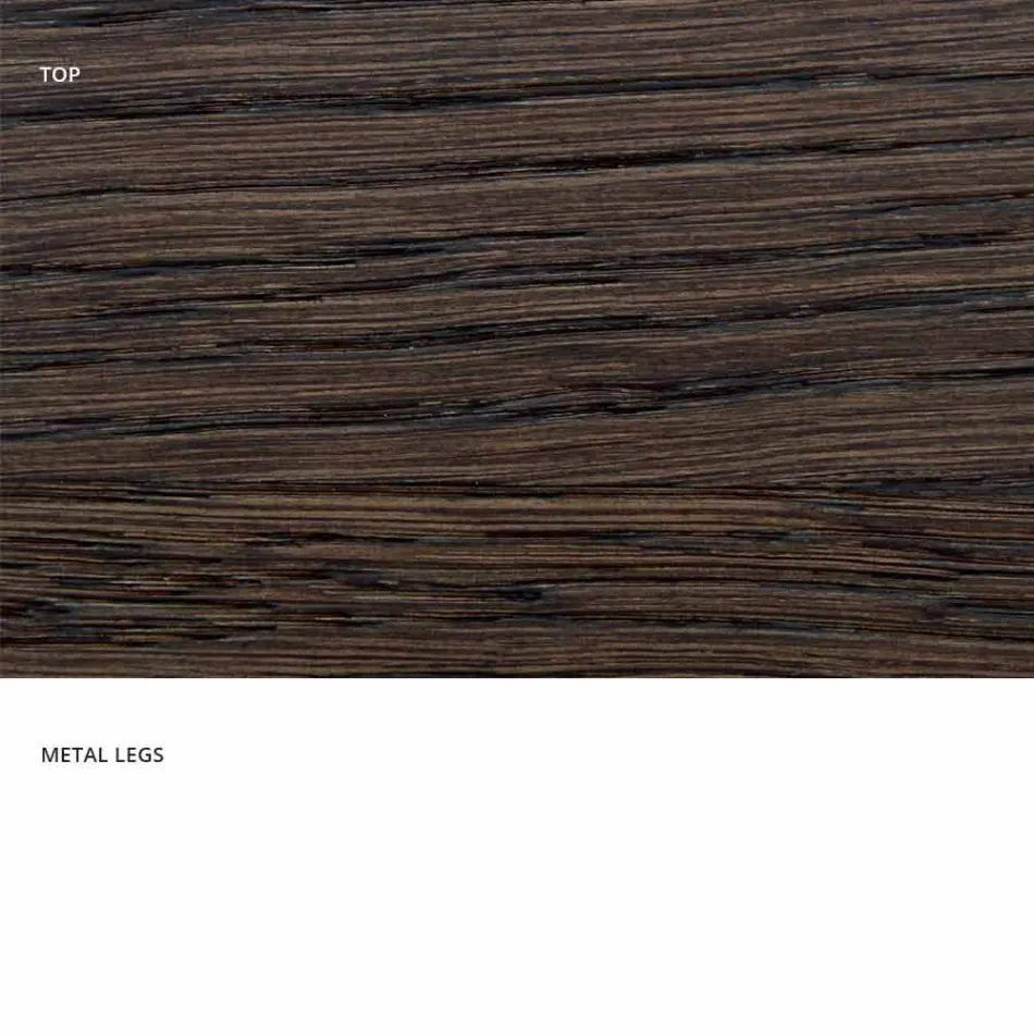 Designbord i massivt trä producerat i Italien, Wilmer Viadurini