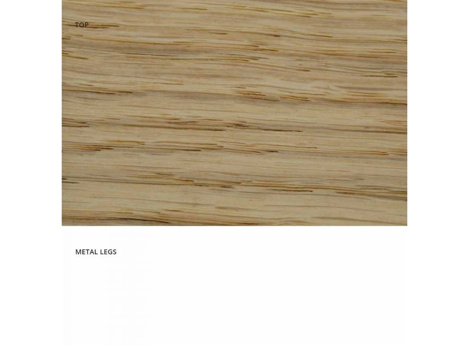 Designbord i massivt trä producerat i Italien, Wilmer Viadurini