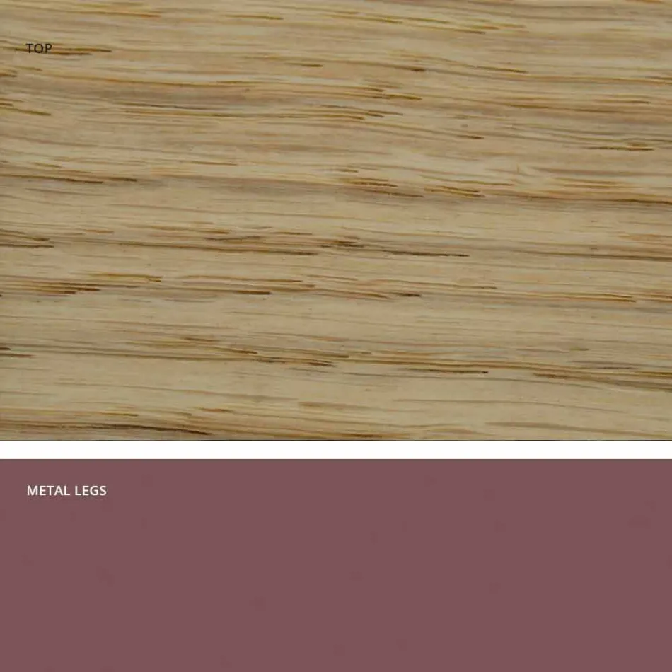 Designbord i massivt trä producerat i Italien, Wilmer Viadurini