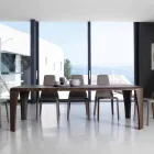 Modernt design träbord handgjorda i Italien Wood Viadurini