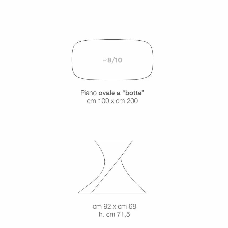 Modernt glasmönster i designglas tillverkat i Italien, Clark Viadurini