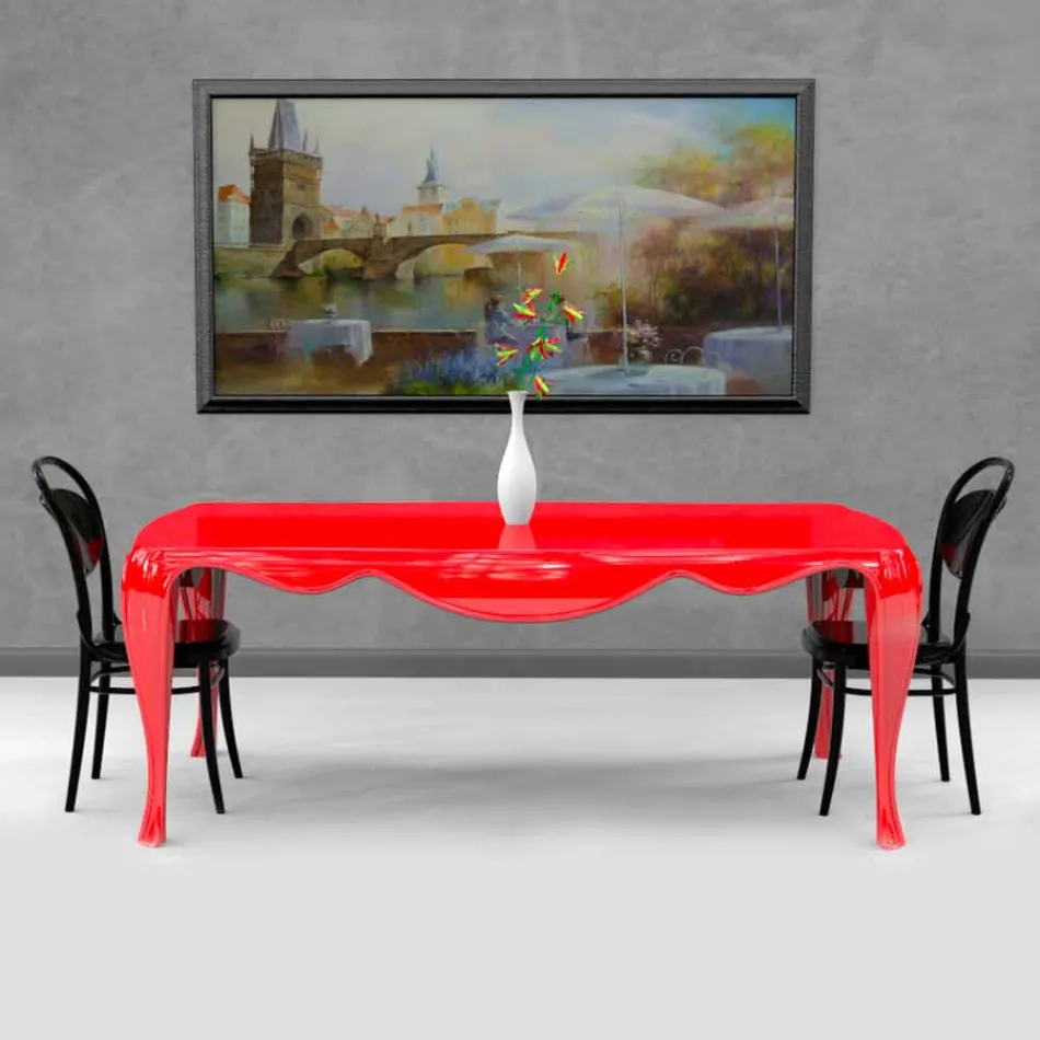 Modernt designbord tillverkat i Italien, Miazzina Viadurini