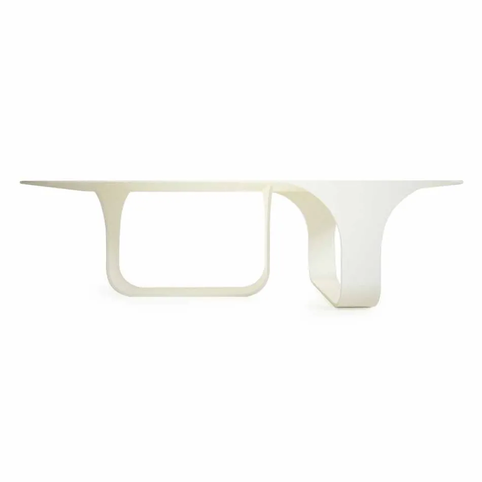 Modernt designbord tillverkat i Italien, Mirabello Viadurini