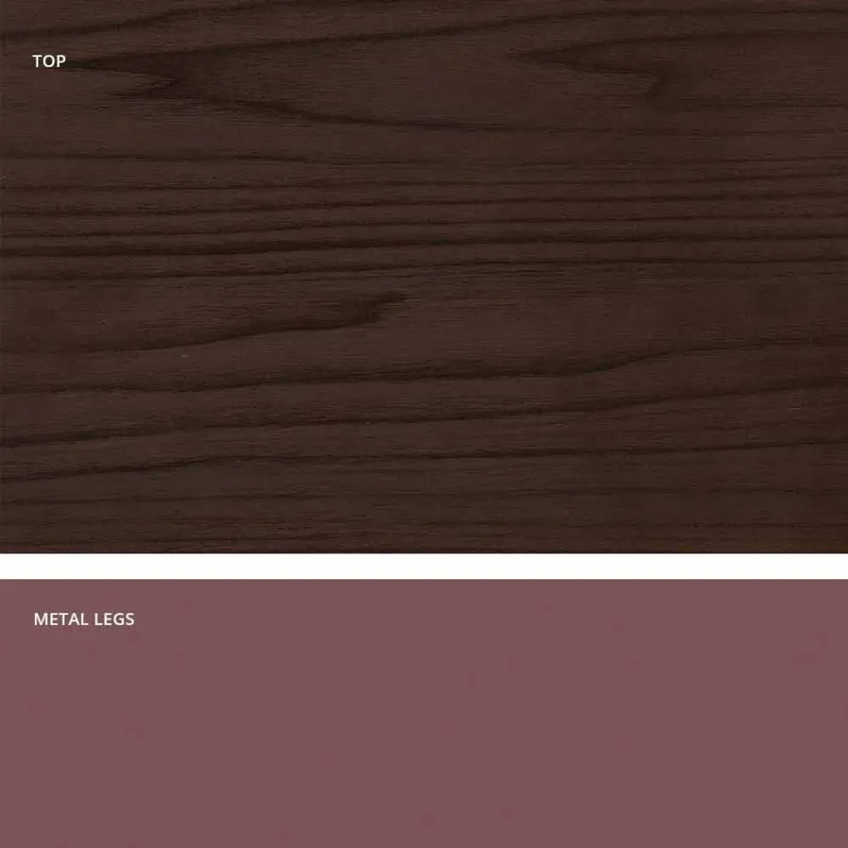 Modernt extensibelt bord av tillverkat i Italien melamin trä, Wilmer Viadurini